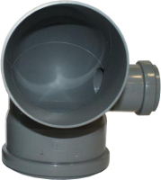 Отвод внутренней канализации Armakan ПП 110/50/90/90о / KWPP-TR-110-015-W (правый) - 