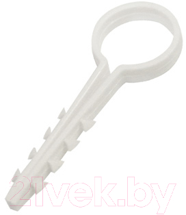 Изображение товара Дюбель-хомут TDM SQ0539-0037 (100шт, белый)