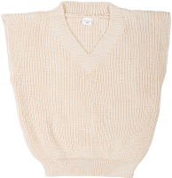 Жилет детский Amarobaby Knit / AB-OD21-KNIT10/33-134 (молочный, р. 134) - 