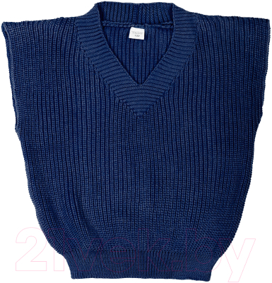 Жилет детский Amarobaby Knit / AB-OD21-KNIT10/20-122 (синий, р. 122)