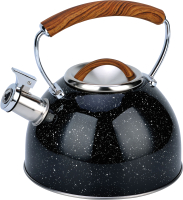 Чайник со свистком Bohmann BH-9919 (черный мрамор) - 
