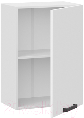 Шкаф навесной для кухни ТриЯ Детройт 1В5 исп. 2 (белый/белый глянец)