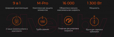 Блендер погружной Garlyn HB-320
