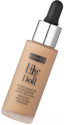 Тональный флюид Pupa Spf 15 Like A Doll Perfecting Make-Up Fluid Nude Look тон 030 (30мл)