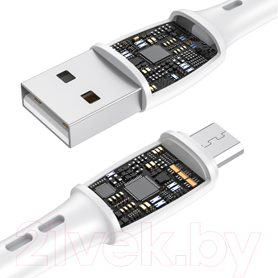 Кабель Vipfan X05 USB-Micro (1м, белый)