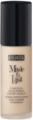 Тональный крем Pupa Made To Last Extreme Staying Power Total Comfort Foundation 001  (30мл)