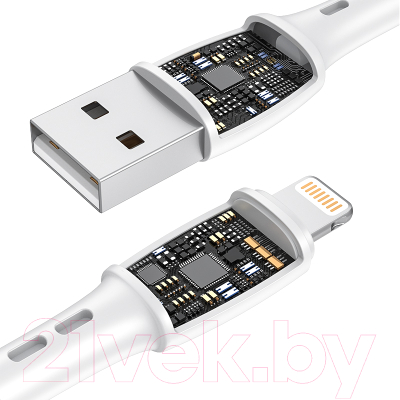 Кабель Vipfan X05 USB-iPhone (1м, белый)