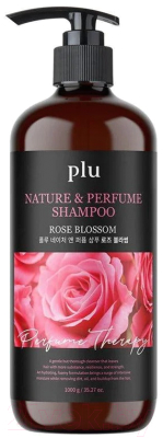 Шампунь для волос PLU Nature & Perfume Shampoo Rose Blossom  (1л)