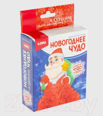 Изображение товара Набор для выращивания кристаллов Lori Фигурка Дед Мороз / Крф-022