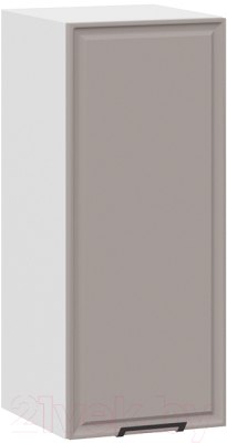 Шкаф навесной для кухни ТриЯ Белладжио 1В3 (белый/софт капучино)