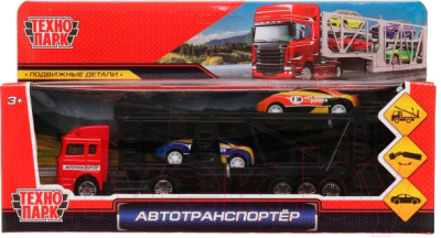 Автовоз игрушечный Технопарк Автотранспортер / P576-H65005-R