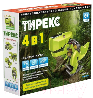 Изображение товара Конструктор электромеханический ND Play Тирекс 4 в 1 / 265612
