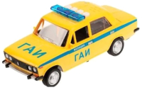Автомобиль игрушечный Технопарк ВАЗ-2106 Милиция / LADA2106-22PLPOL-YE - 