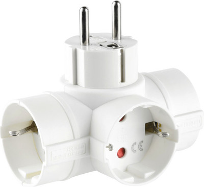 Электроразветвитель Electraline 55040 (белый) - 