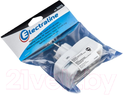 Изображение товара Электроразветвитель Electraline 55072 (белый)