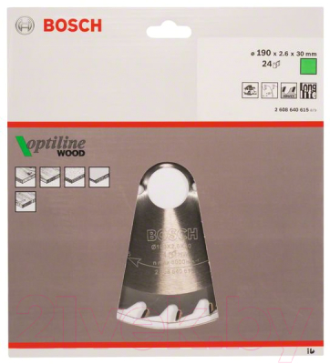 Пильный диск Bosch 2.608.640.615