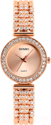 Часы наручные женские Skmei 1224-1 (розовое золото)