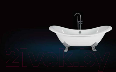 Ванна чугунная Luxing LZG-05 183x79 (с ножками хром)
