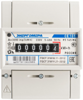 Счетчик электроэнергии электронный Энергомера CE101 R5 145 1ф 5-60А - 