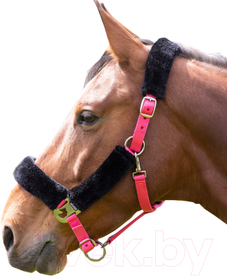 Недоуздок для лошади Shires 4165/PINK/COB (розовый)