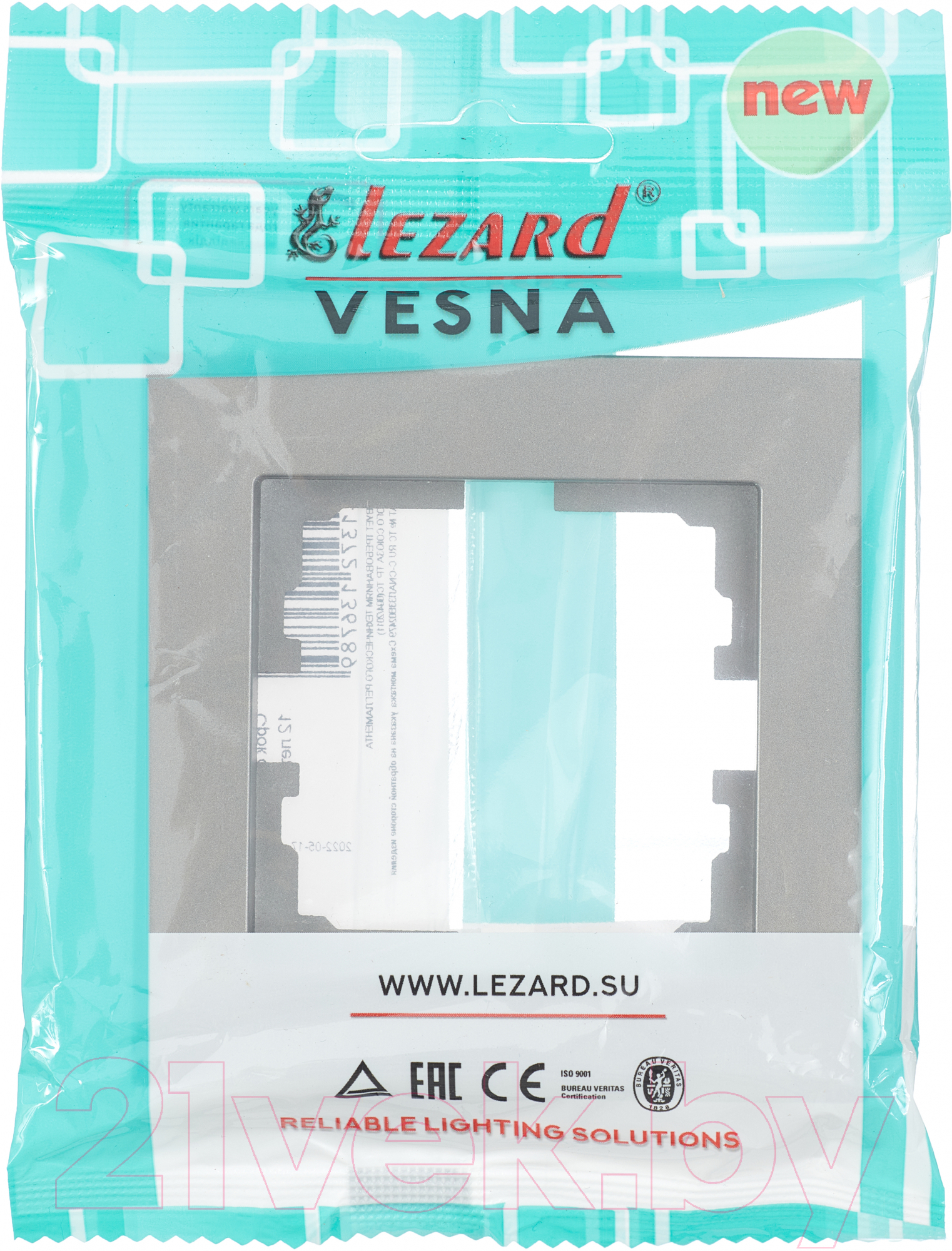 Рамка для выключателей и розеток Lezard Vesna 742-3500-146 — фото 5
