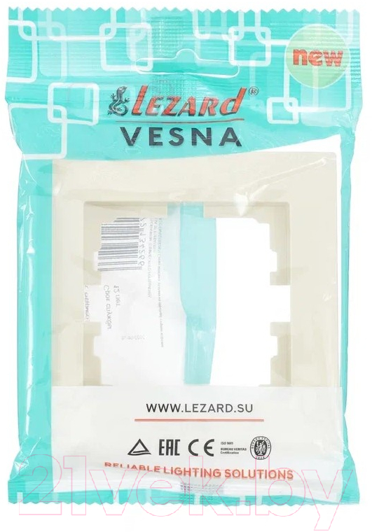 Рамка для выключателей и розеток Lezard Vesna 742-0300-146 — фото 5