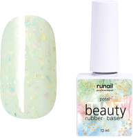 

База для гель-лака RuNail, Beauty Tint Potal Каучуковая цветная №7298