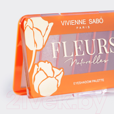 Палетка теней для век Vivienne Sabo Fleurs Naturelles тон 02 (5г)
