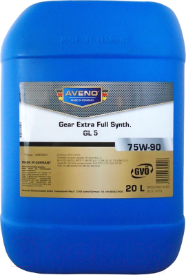Трансмиссионное масло Aveno Gear Extra Full Synth LS 75W90 GL-5 / 0002-000211-020 (20л)