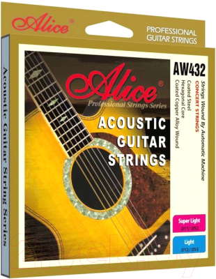 Струны для акустической гитары Alice AW432-SL