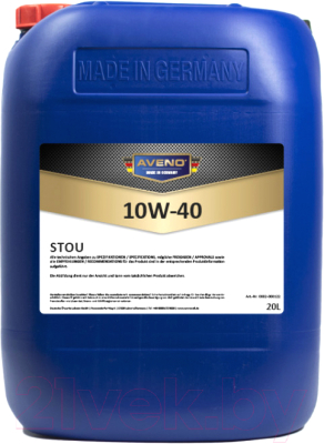 Моторное масло Aveno STOU 10W40 / 0002-000122-020 (20л)