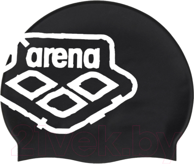Шапочка для плавания ARENA Team Stripe Cap / 001463 110 (черный)