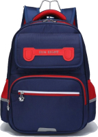 Школьный рюкзак Sun Eight SE-90057 (темно-синий/красный) - 