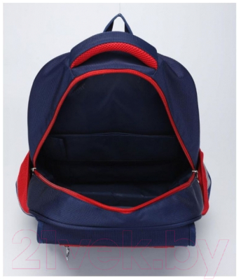 Школьный рюкзак Sun Eight SE-90057 (темно-синий/красный)
