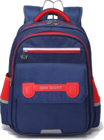 Школьный рюкзак Sun Eight SE-90058 (темно-синий/красный) - 