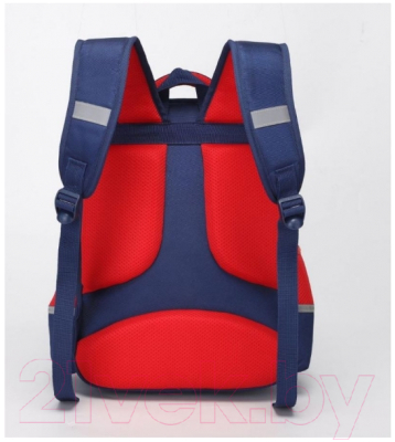 Школьный рюкзак Sun Eight SE-90058 (темно-синий/красный)