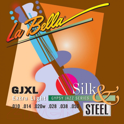 Струны для акустической гитары La Bella GJXL-LE