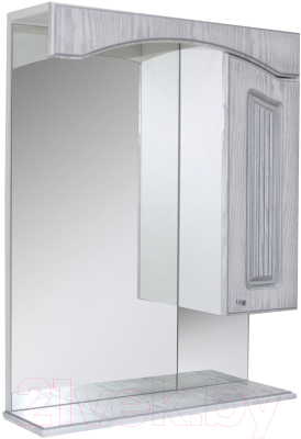 Шкаф с зеркалом для ванной Mixline Крит 60 521792 (без подсветки)