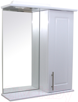 Шкаф с зеркалом для ванной Mixline Мираж 60 R 524724 (с подсветкой)