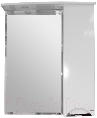 Шкаф с зеркалом для ванной Mixline Кассиопея R 524705 (с подсветкой)