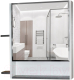 Шкаф с зеркалом для ванной Mixline Сура 70 539803 (с полками) - 