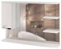 Шкаф с зеркалом для ванной Mixline Этьен 100 L 540873 (с подсветкой) - 