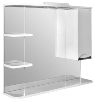 Шкаф с зеркалом для ванной Mixline Этьен 90 R 529942 (с подсветкой) - 