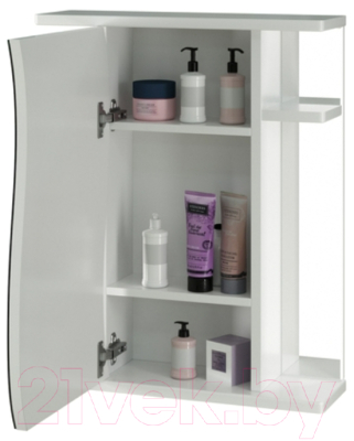 Шкаф с зеркалом для ванной Mixline Классик 55 L 525512