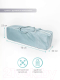 Миниатюра изображения товара Кровать-манеж Amarobaby Happy Place Forest / AMARO-26HPF/19 (голубой)