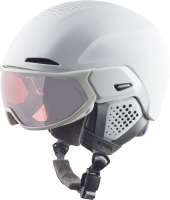 Шлем горнолыжный Alpina Sports 2022-23 Alto Qv / 9237210-10 (р-р 51-55, белый матовый) - 
