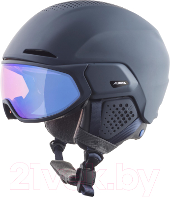 Шлем горнолыжный Alpina Sports 2022-23 Alto Qv Ink Matt / 9237380-80 (р-р 51-55)