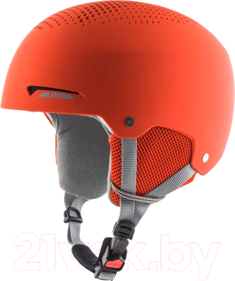 Шлем горнолыжный Alpina Sports 2022-23 Zupo Pumpkin / 9225440-40 (р-р 51-55, оранжевый матовый)