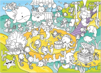 

Раскраска Геодом, В океане / 4607177455747