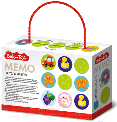 Изображение товара Настольная игра Baby Toys Мемо / 04050